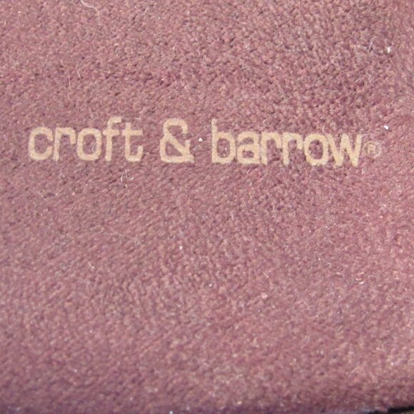 Croft and Barrow Brown Slip On Open Toe Slide Calista Leather Sandal Size 6M - Picture 5 of 8